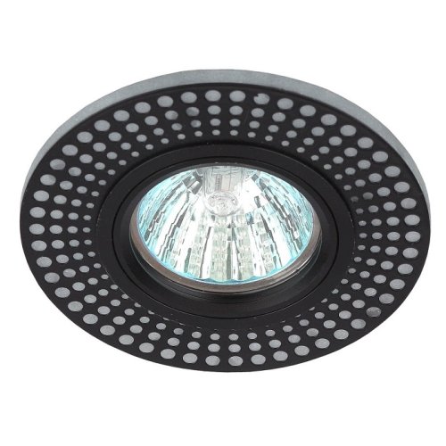 Светильник встраиваемый с подсветкой Эра DK LD41 WH/BK MR16 220В Белый/черный  картинка 